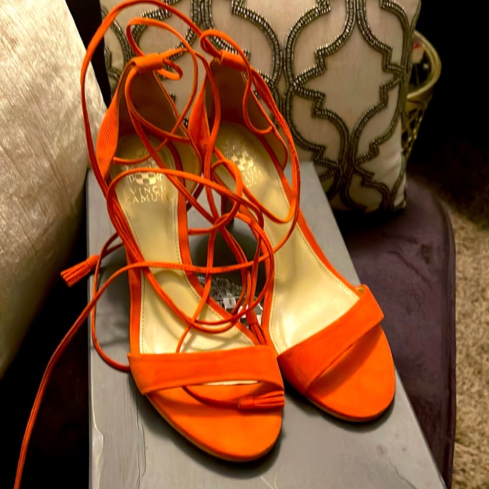 Orange Vince Camuto Sandal Sz 7.5